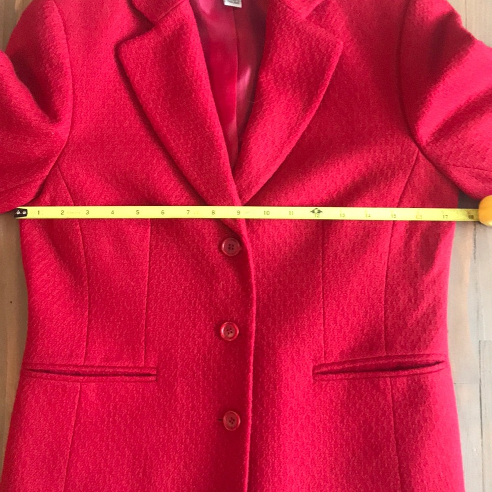 Red Wool Coat - Picture 6 of 8